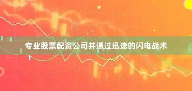 专业股票配资公司并通过迅速的闪电战术